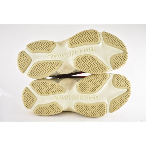 Balenciaga Triple S Sneakers Grey Red Blue 2018 Reissue Flat Platform 45 Mens 12 - Picture 13 of 13